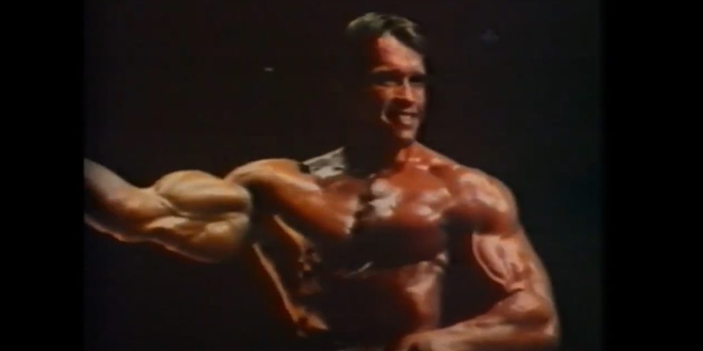 Arnold Schwarzenegger Beim Mr. Olympia 1980