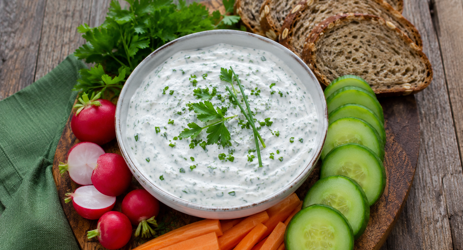 Kräuterquark ist eine herzhafte Alternative