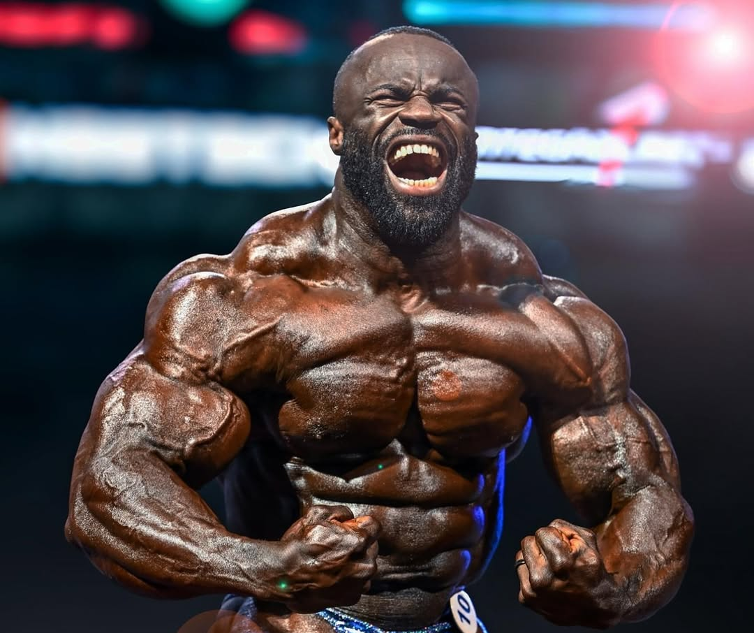 Samson Dauda beim Mr. Olympia
